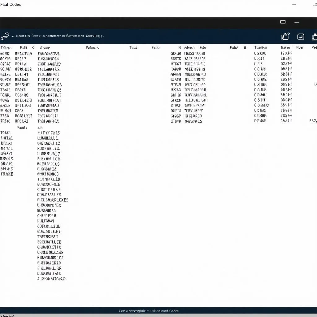 Demo einer Fahrzeugdiagnosesoftware