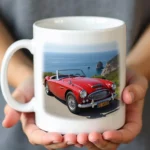 Personalisierte DM Tasse mit Auto