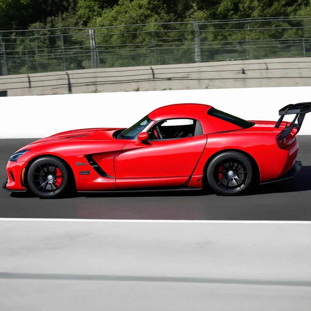 Dodge Viper ACR auf Rennstrecke