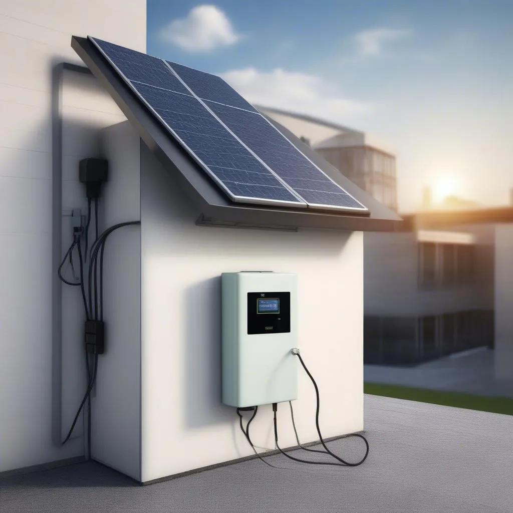 Easee Wallbox an Solaranlage