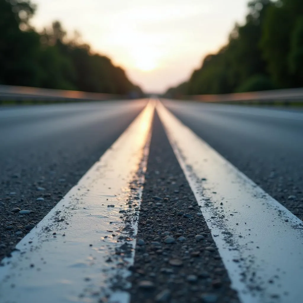 Fahrbahnmarkierungen als Sicherheitsfaktor auf der Autobahn