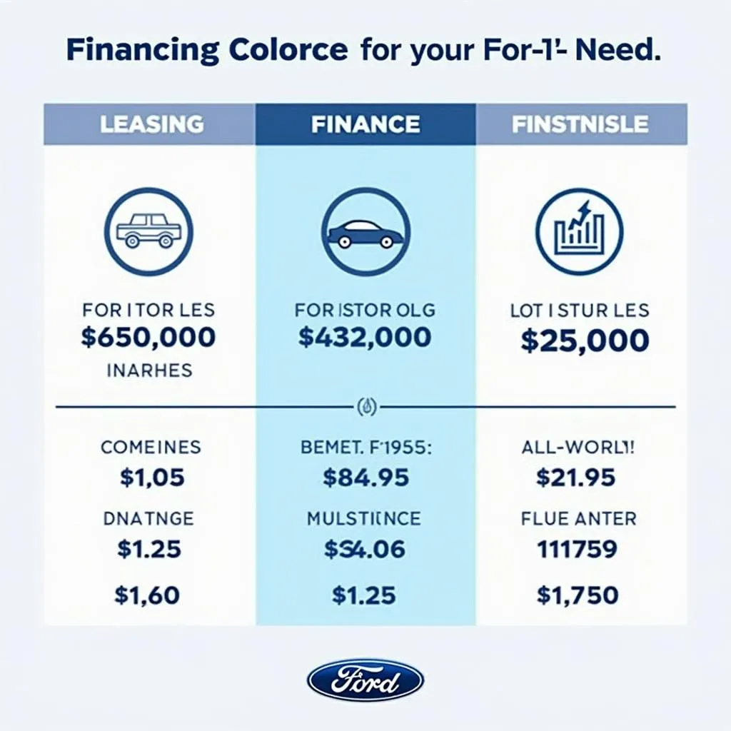 Ford車の financing option