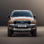 Ford Ranger Wildtrak: Robuste Frontpartie mit Wildtrak-Schriftzug