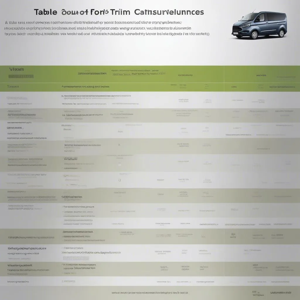 Ford Tourneo Custom Ausstattungsvarianten im Vergleich