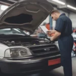 Used car inspection