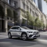 GLA Plug-in-Hybrid in der Stadt