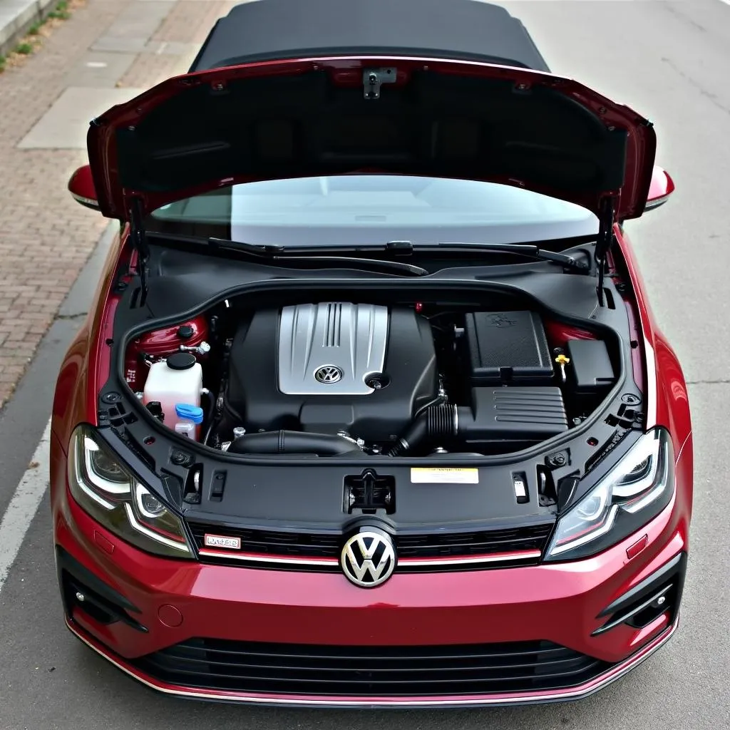 Golf 8 Cabriolet Motorraum