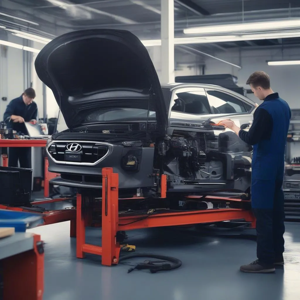 Hyundai i30 Inspektion Werkstatt