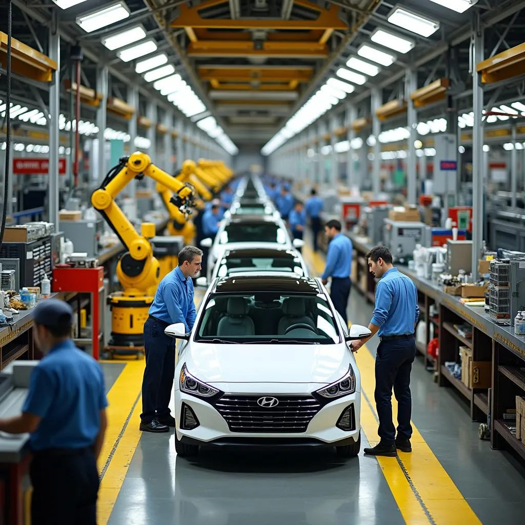 Hyundai Produktion Fabrik