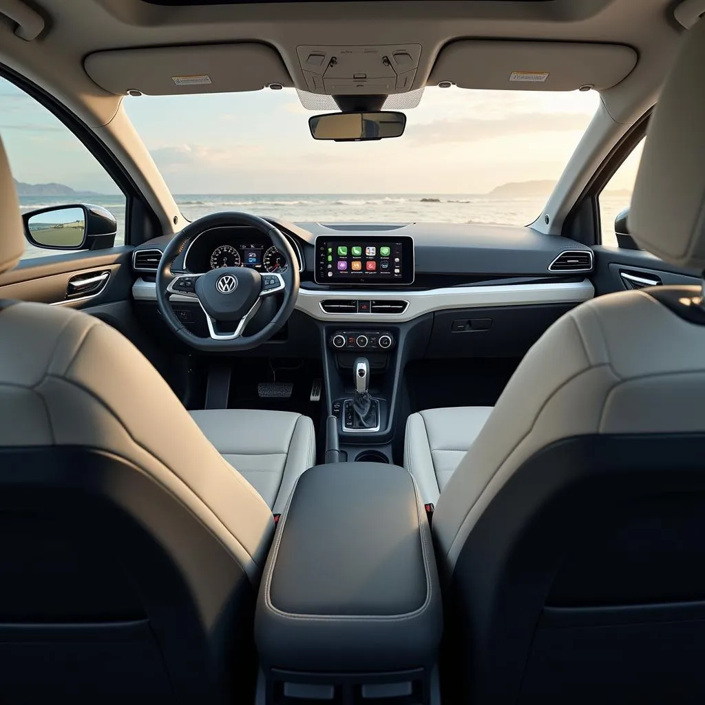 Modernes Interieur des VW ID4 Move