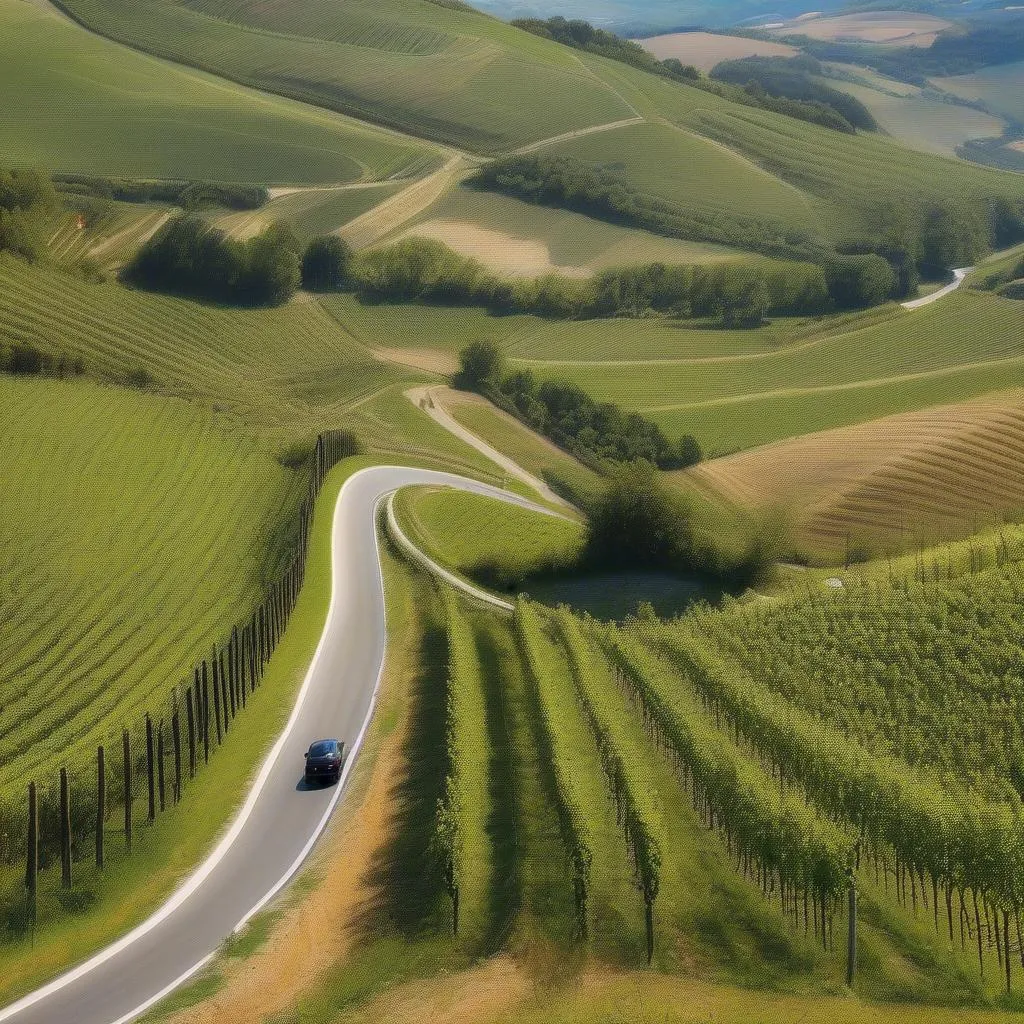 イタリアの美しい高速道路