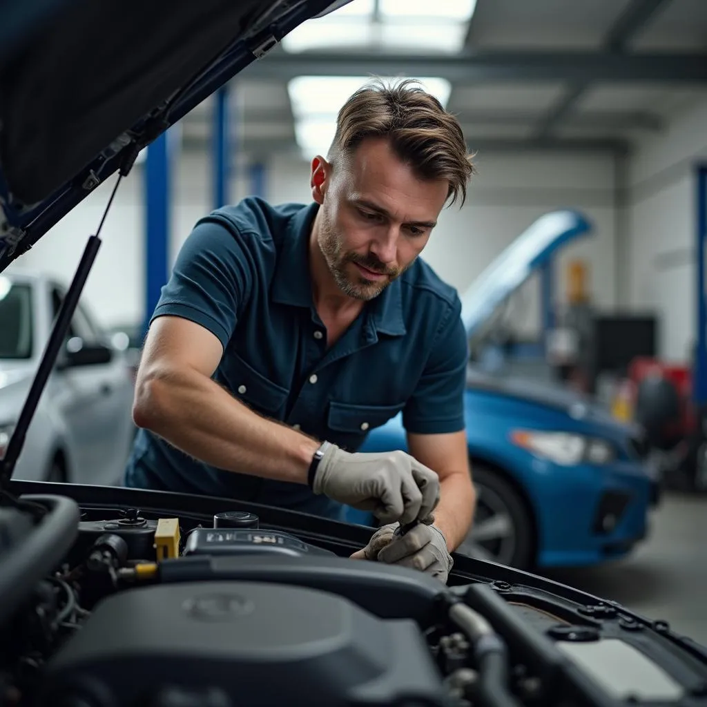 Kfz-Mechaniker Werkstatt Auto Reparatur