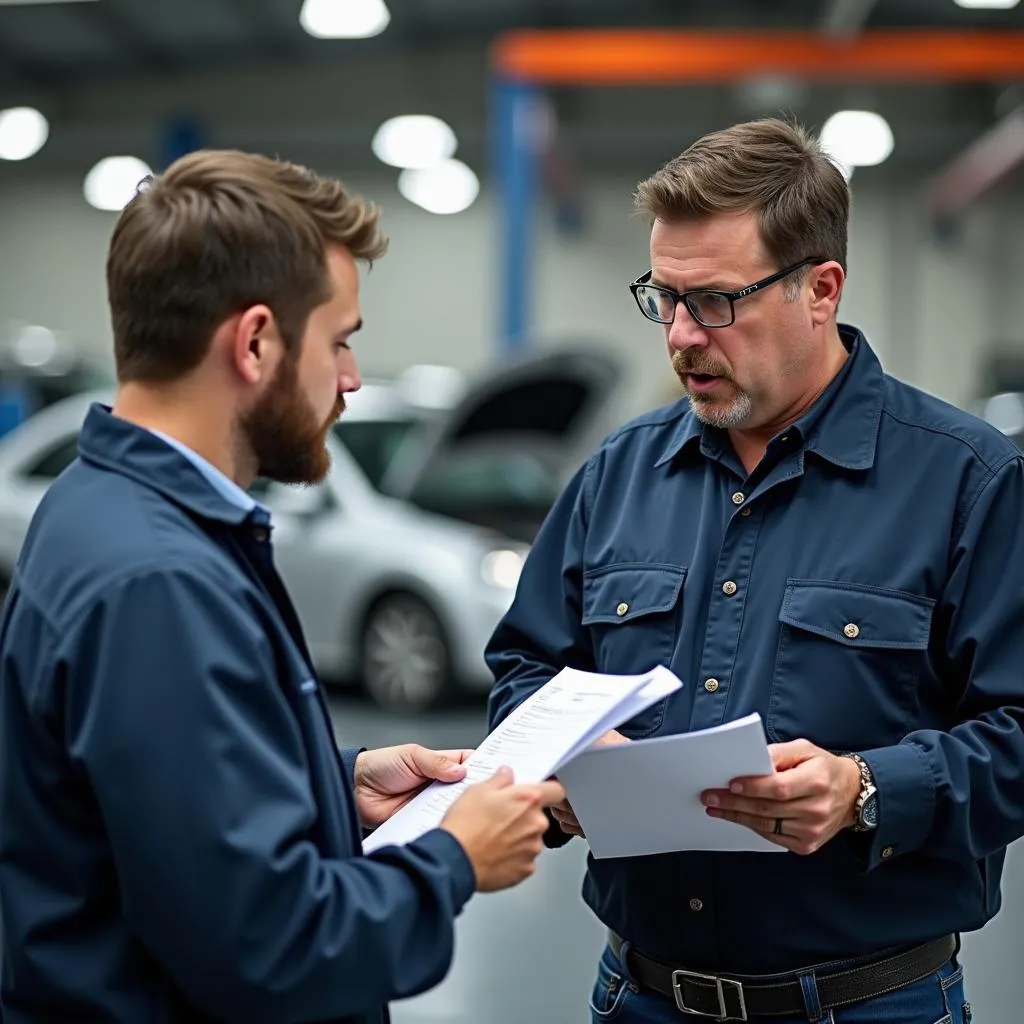 Kfz-Versicherung und Werkstatt