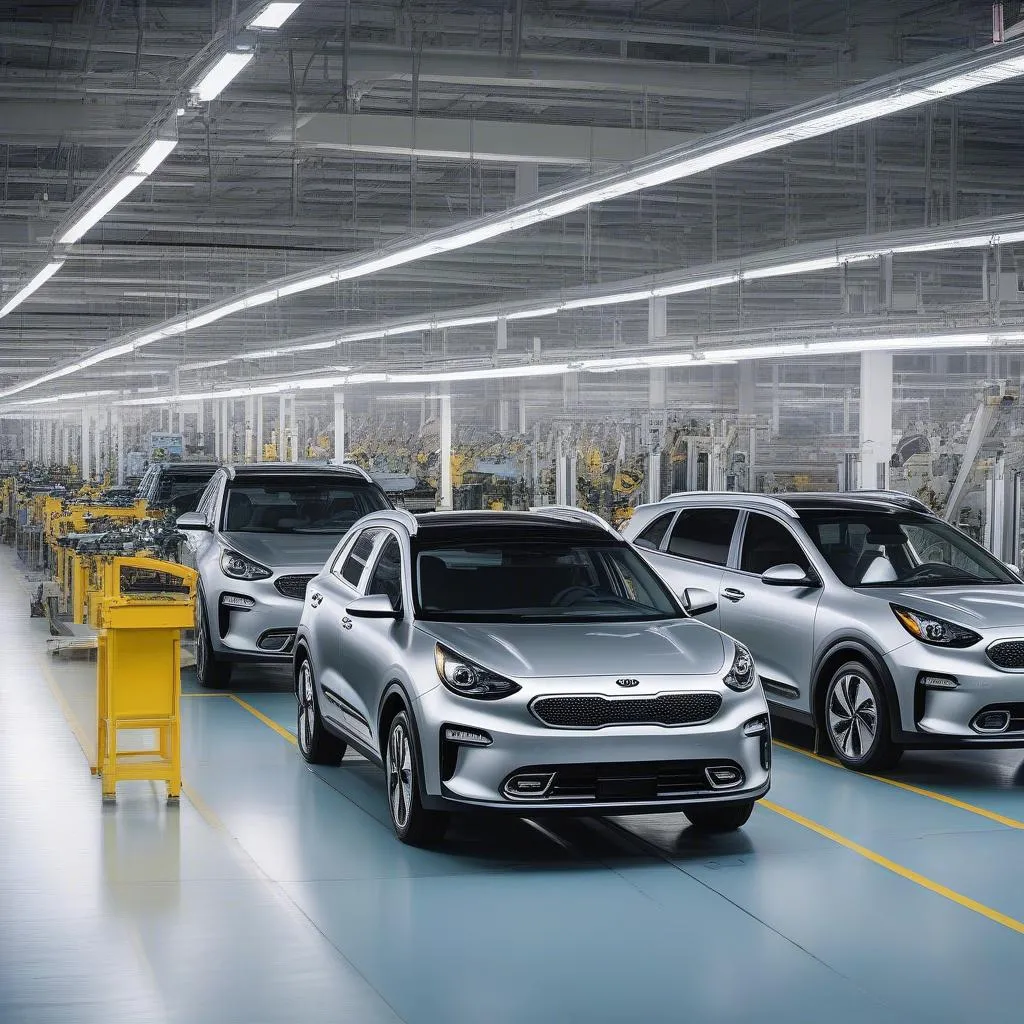 Kia Niro EV Produktionslinie