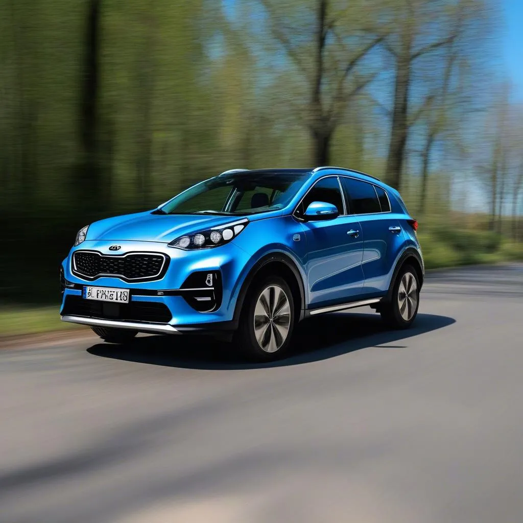 Kia Sportage mit Anhänger