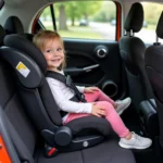 Kindersitz im Smart Fortwo