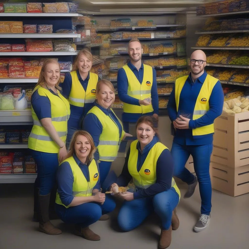 Teamwork bei Lidl