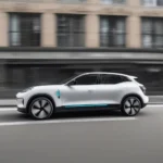 Ein modernes Elektroauto von Lynk & Co