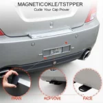 Magnetische Kennzeichenhalter am Auto