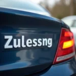 Magnetschild Auto Zulassung