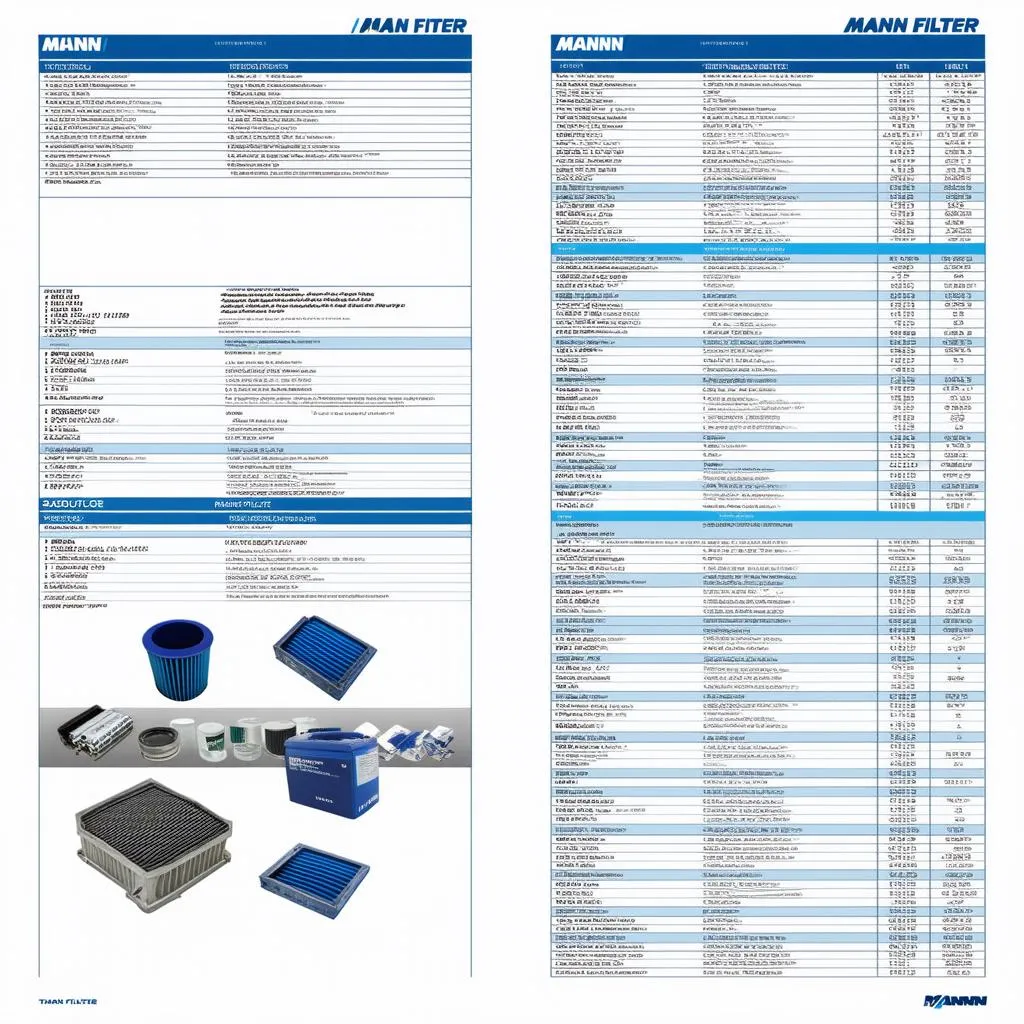 MANN-FILTER Katalog