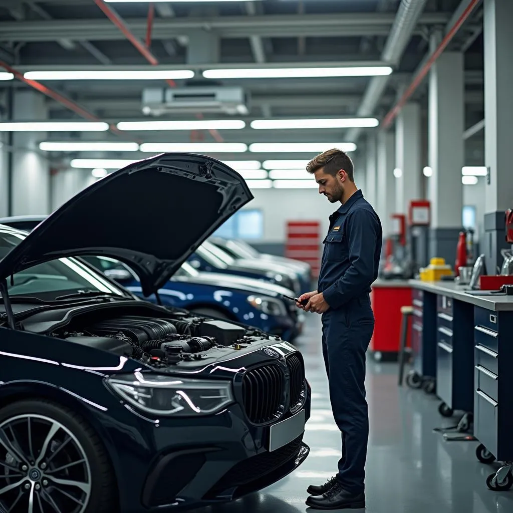 Werkstatt für Autoreparaturen