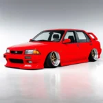 Mazda 323F with tuning