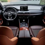 Luxurious interior of the Mazda CX-60