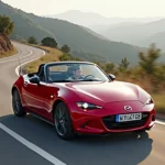 Mazda MX-5 NA auf der Straße