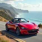 Mazda MX-5 Roadster auf der Straße