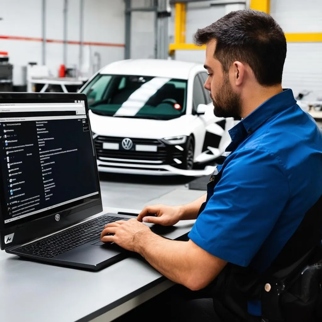 Mekanik menggunakan ETKA Online VW