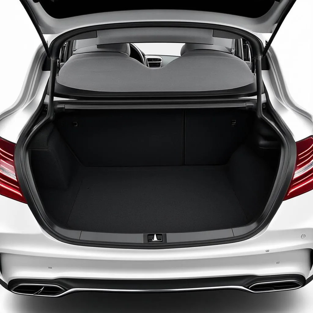 Mercedes CLA Trunk Space