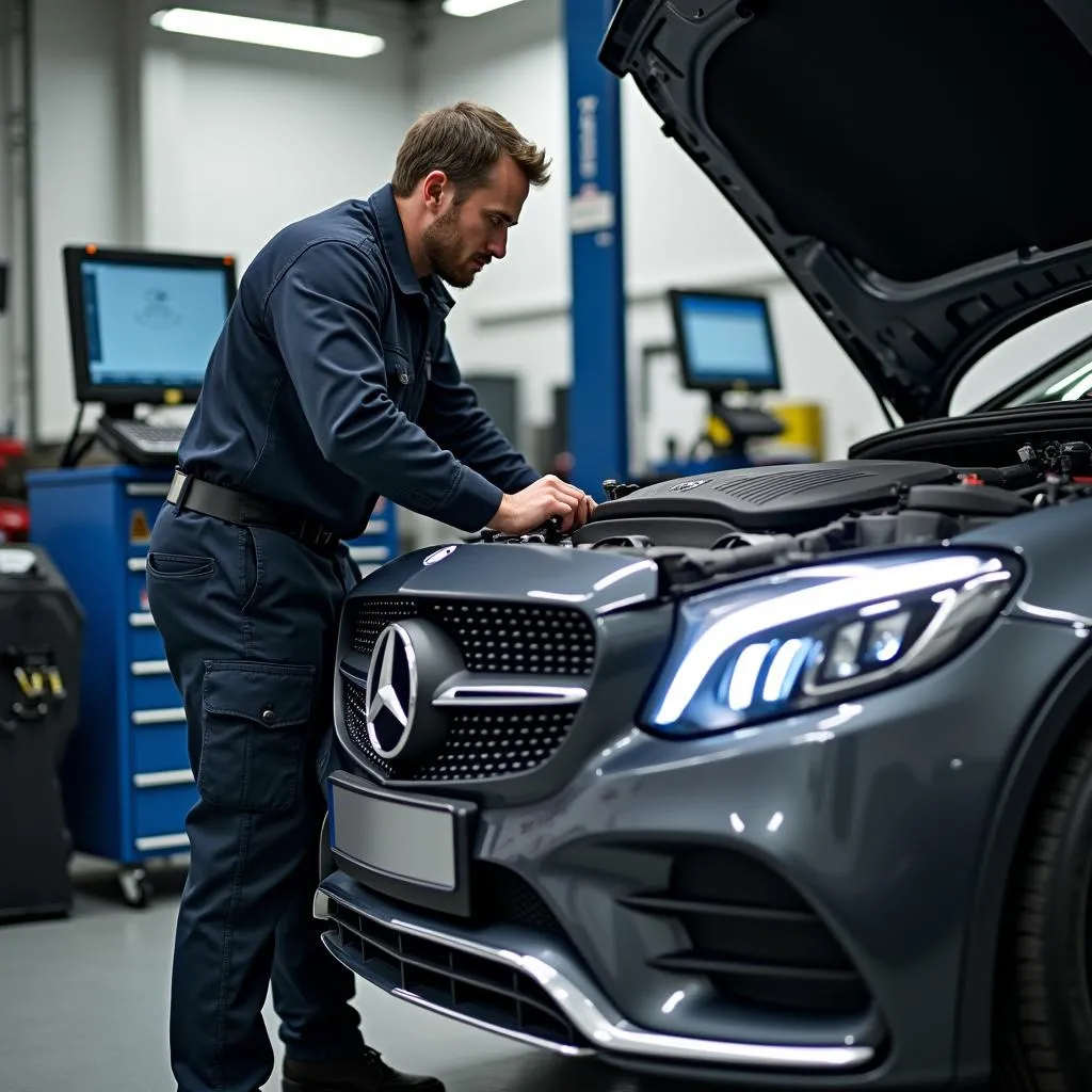 Mercedes Service A Werkstatt