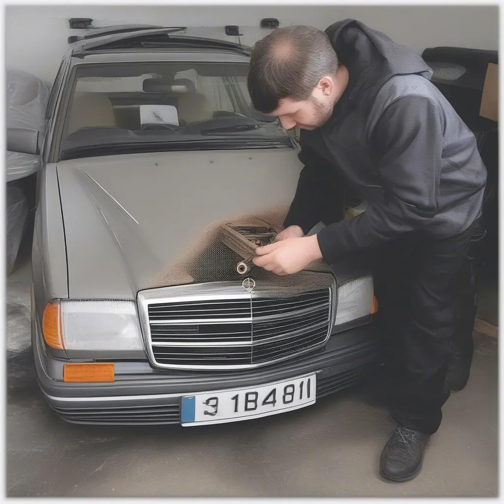 Mercedes W124 Innenraumfilter wechseln