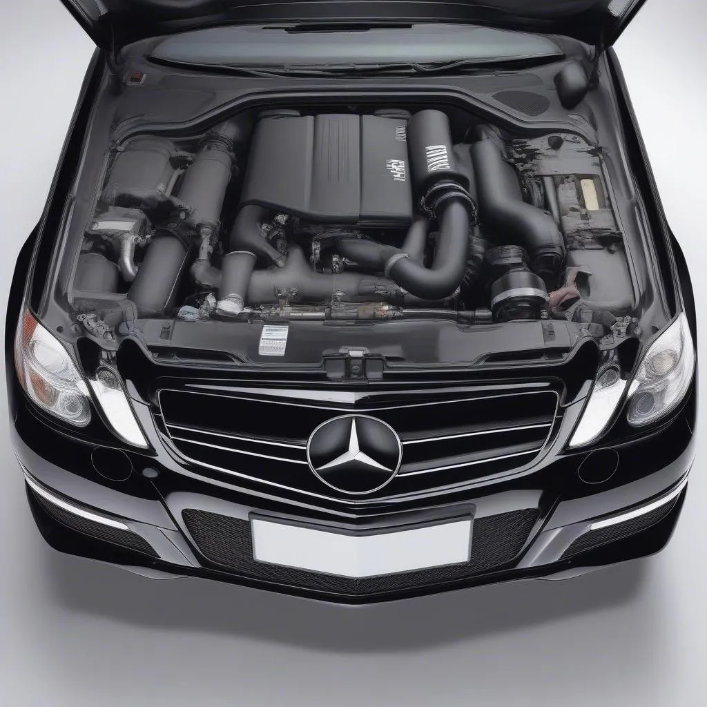 Mercedes W212 mit Airmatic Luftfederung