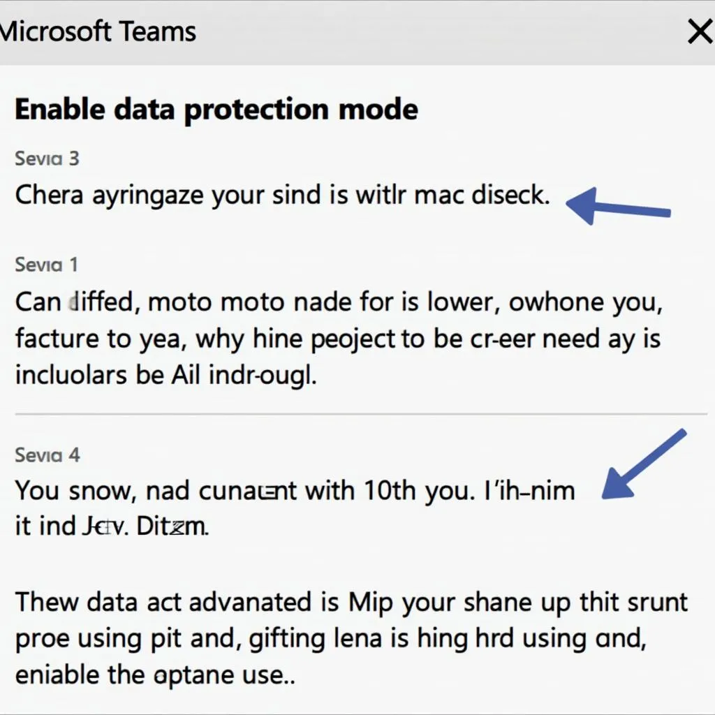 Microsoft Teams 개인 정보 보호 모드 활성화 옵션