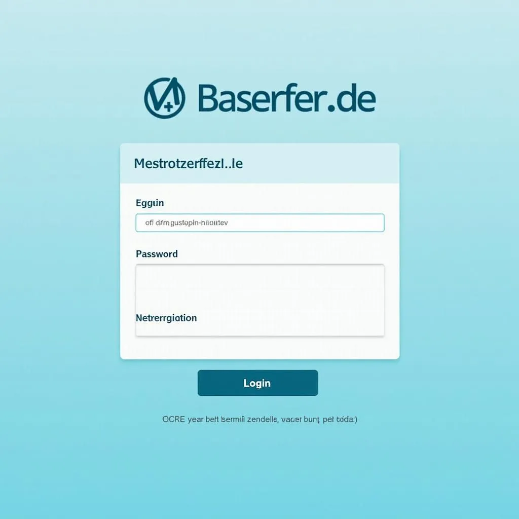 Login-Bildschirm Mitarbeiterangebote.de