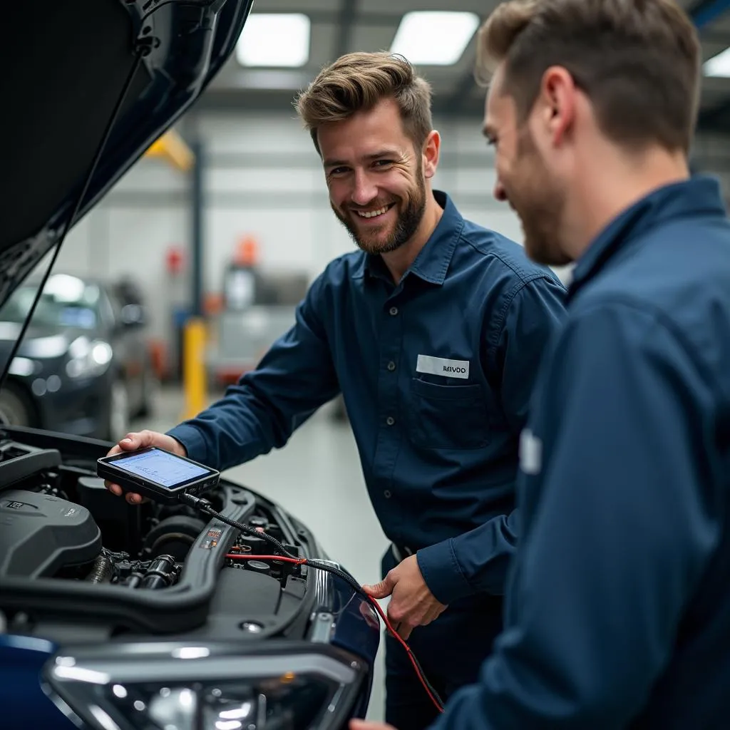 Werkstatt mit mivodo Leasing