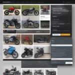 Online-Plattform zum Motorradverkauf