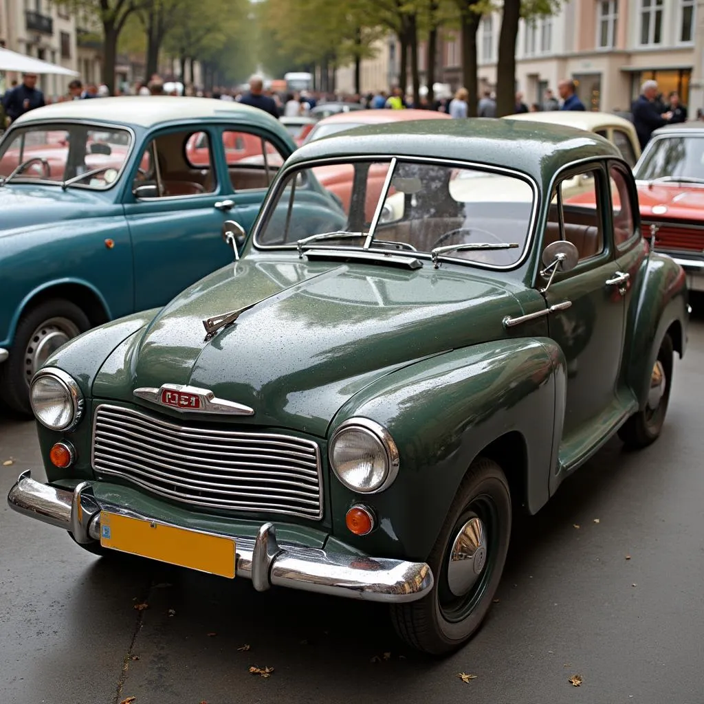 Ein klassischer Opel Kapitän auf einem GE MA Classic Treffen.