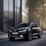 Peugeot 5008 Frontansicht in Schwarz