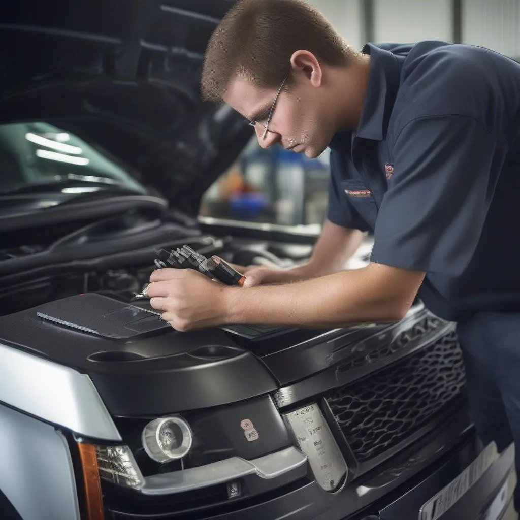 Diagnosing problems on a Range Rover 4.4 TDV8