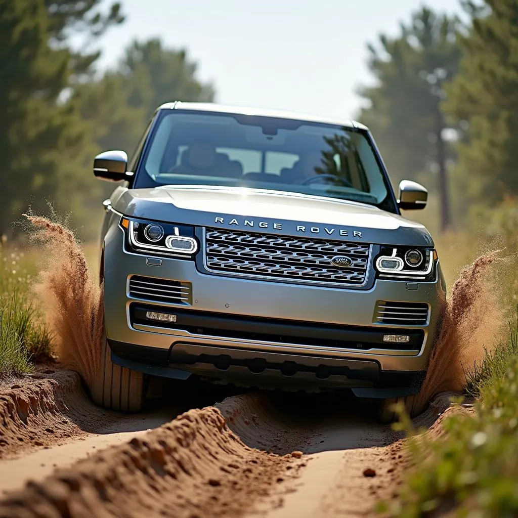 Range Rover Vogue i terræn