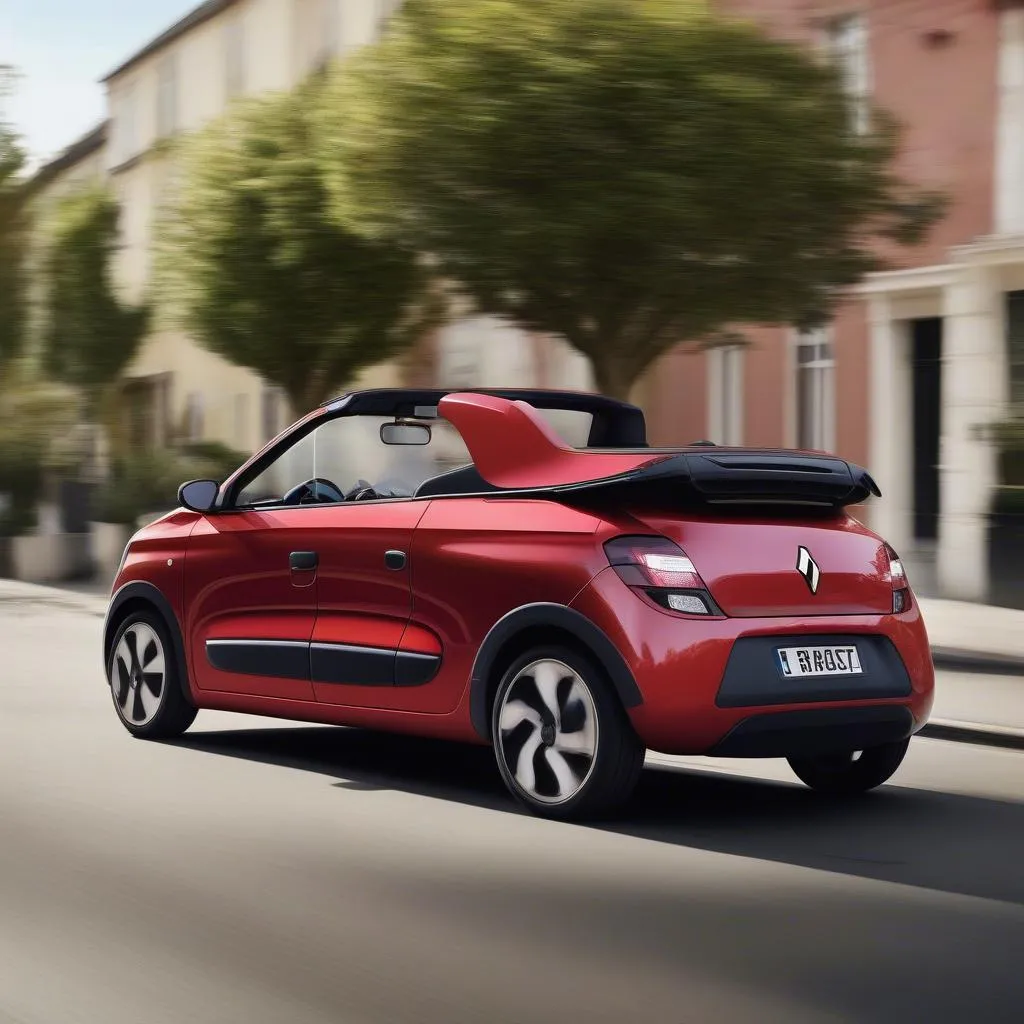 Renault Twingo Cabriolet mit offenem Verdeck