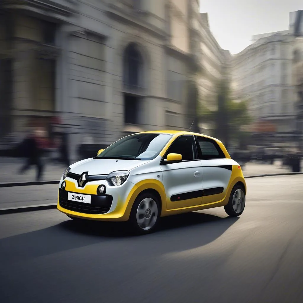 Renault Twingo im Stadtverkehr