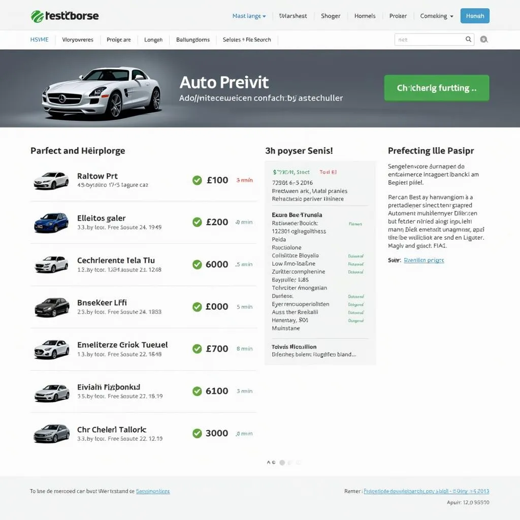 Restwertbörse Auto Privat: Online-Plattform