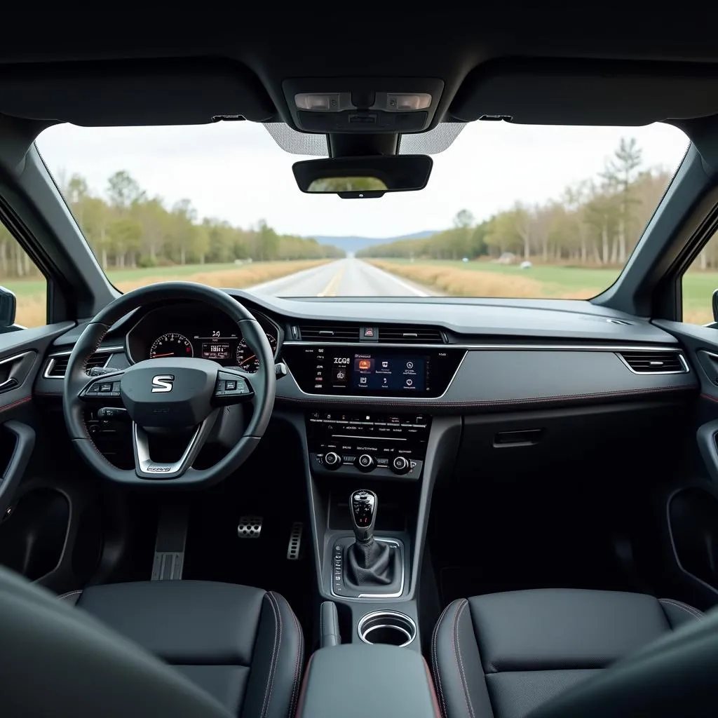 Interieur van de Seat Ateca 2025