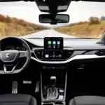 Apple CarPlay auf dem Armaturenbrett des Seat Ibiza