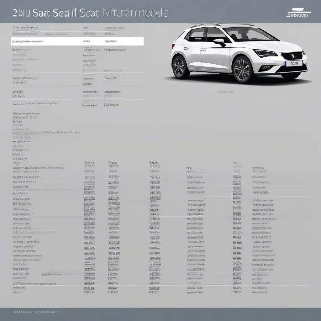 Seat Preisliste: Modelle im Überblick