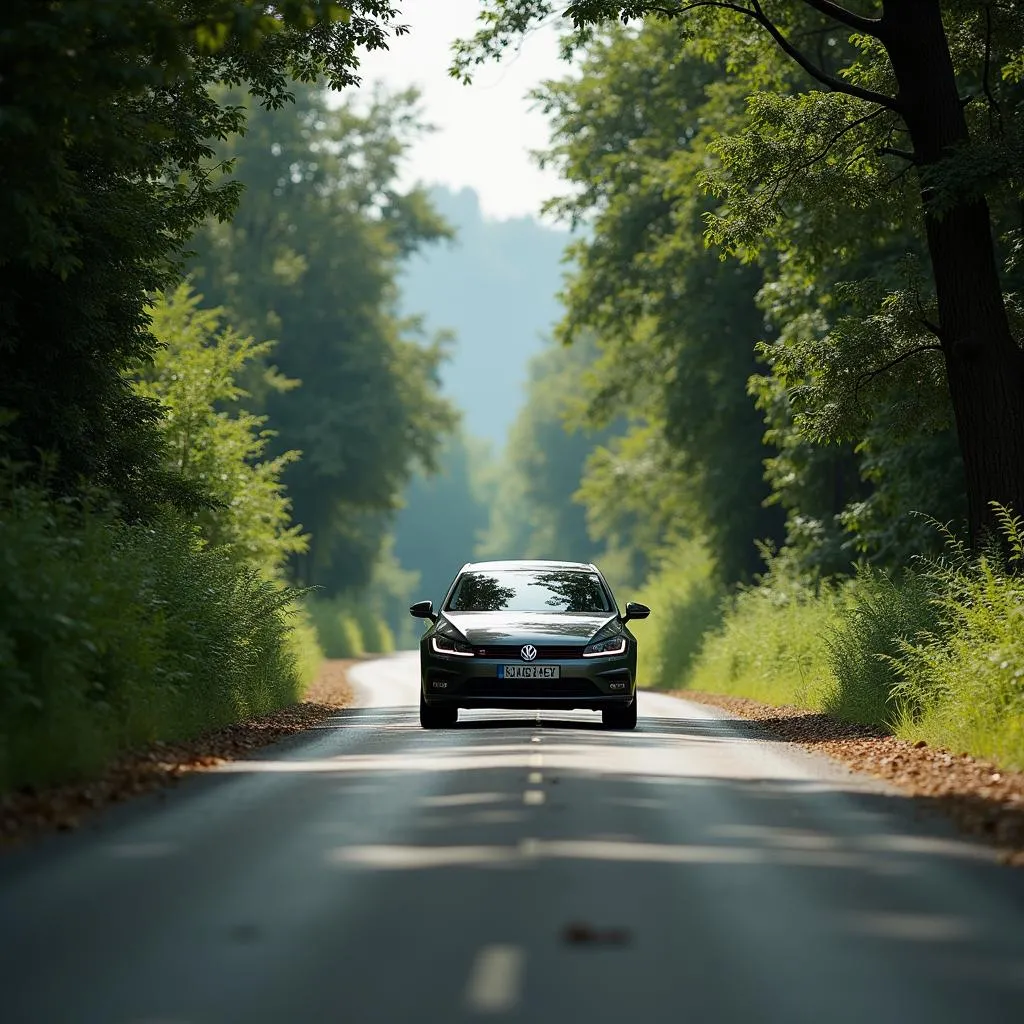 Sicheres Fahren auf schmalen Straßen